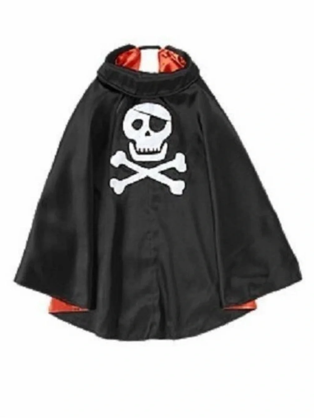 Gymboree Sz 4-6 XS/S Black Red Reversible Cape Halloween Costume NWT